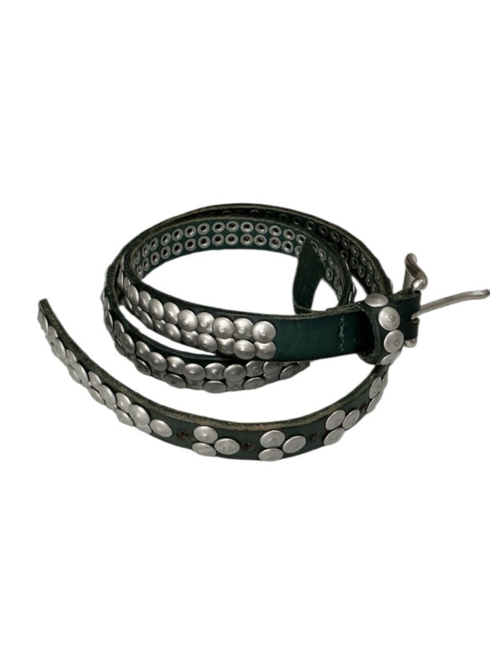 Liebeskind Berlin LKB52 Aqua Leather Studded Belt 80cm